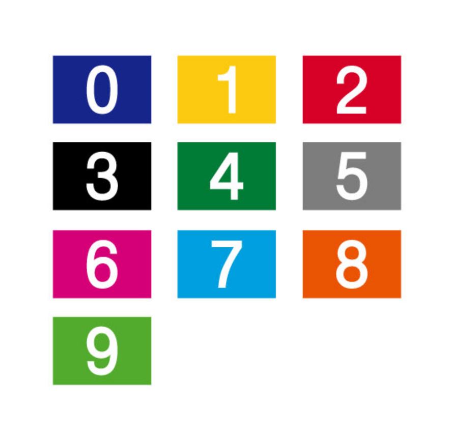 색띠라벨(PVC)