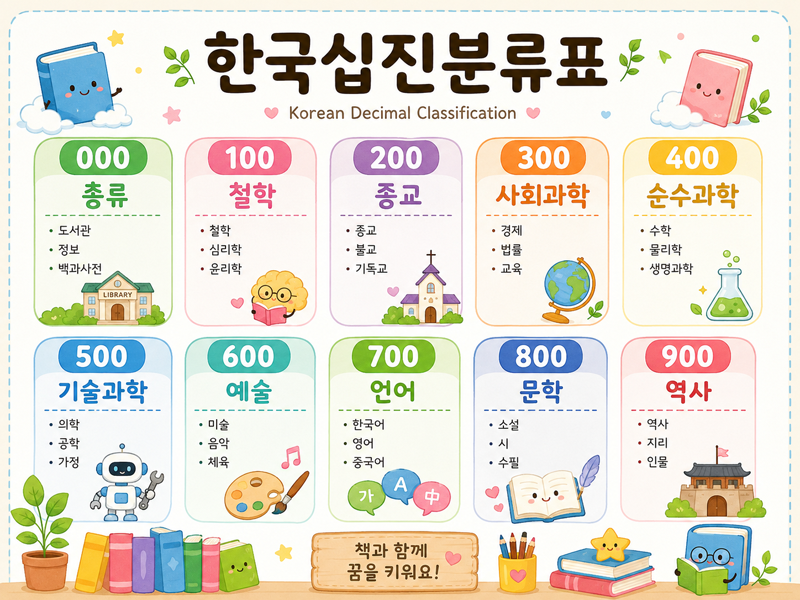 십진분류표 가로형 1